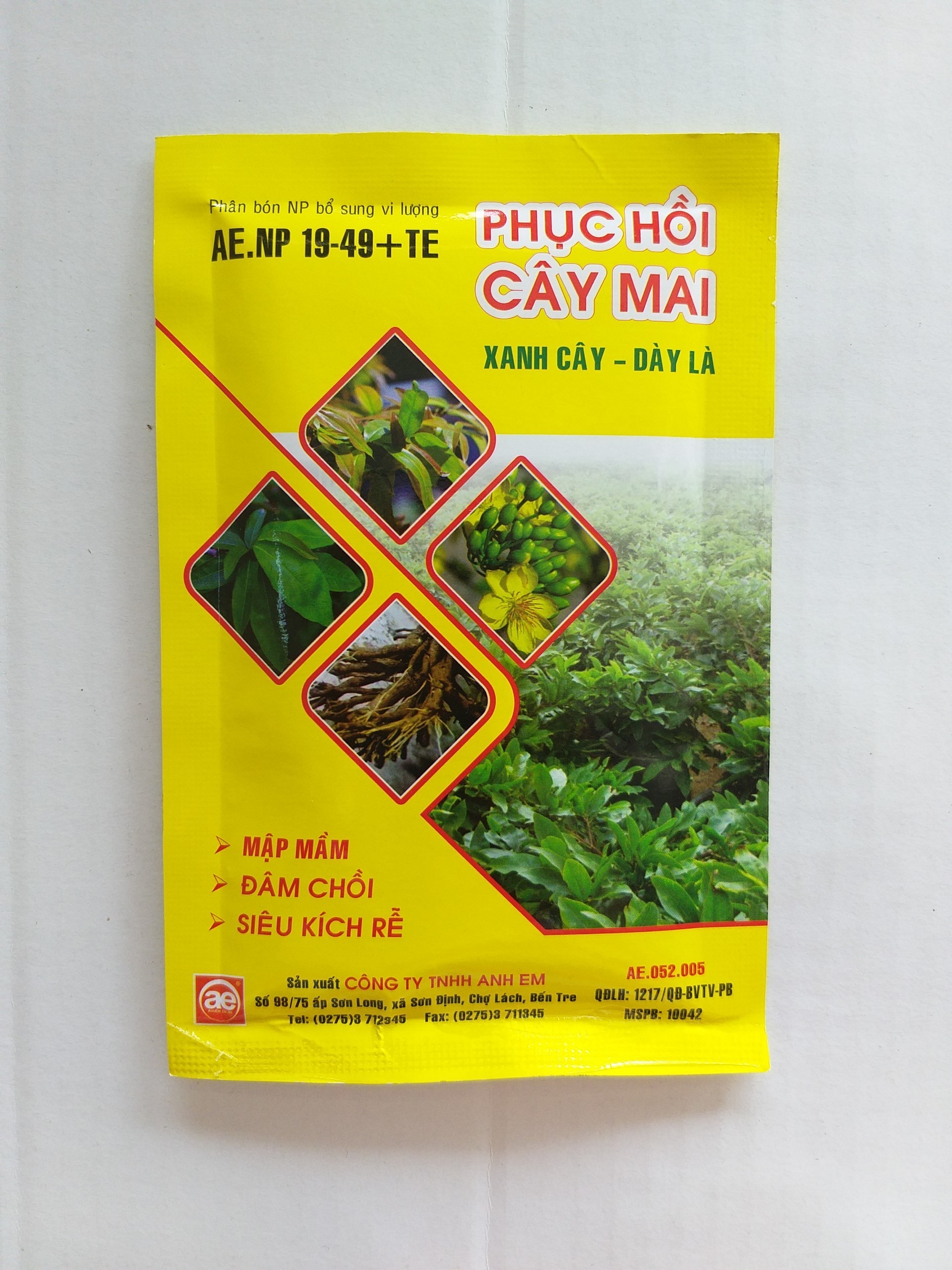 Phân bón NPK phục hồi cây mai vàng sau Tết - PHM50