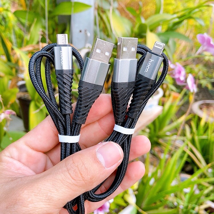 Cáp sạc nhanh hoco Micro USB/Lightning
