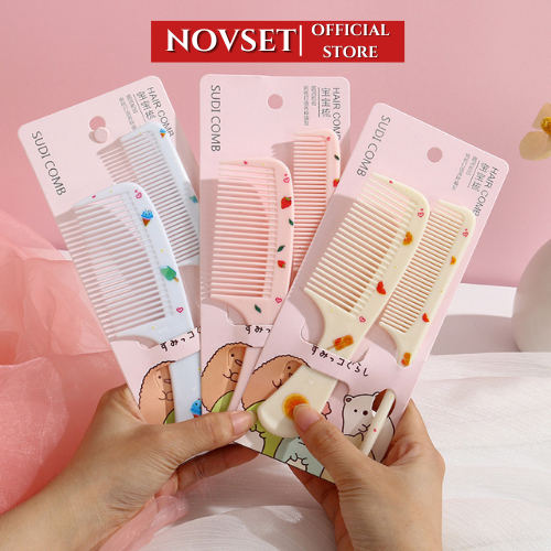 Set 2 lược chải tóc cute