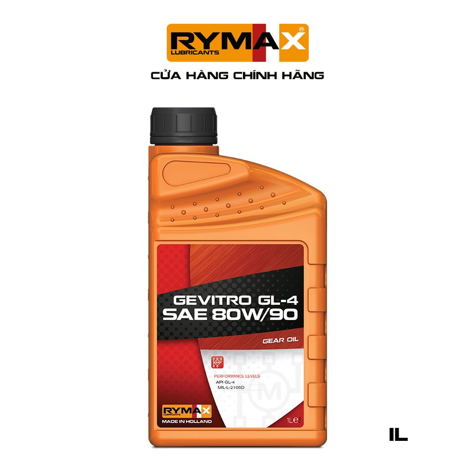 Dầu bánh răng Rymax Gevitro GL-4 SAE 80W90 1L-4L