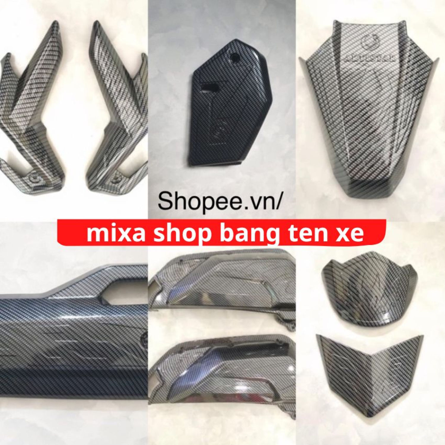 Ốp carbon ab 160-125 airblade 2023 đời mới chính hãng artistar