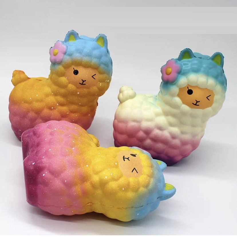 Squishy Cừu nhiều màu cỡ to