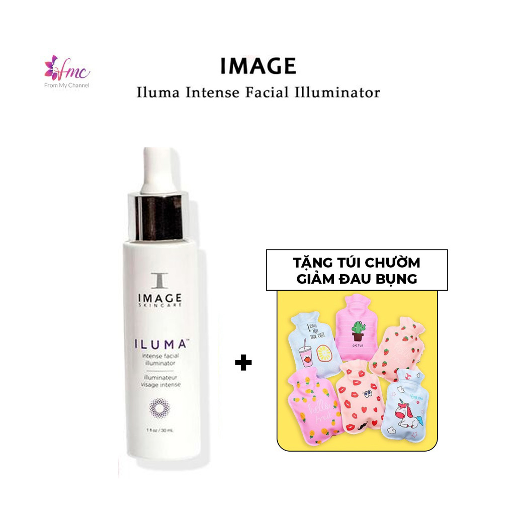 [MUA 1 TẶNG 1] Serum sáng da và hỗ trợ mờ thâm Image Iluma Intense Facial Illuminator 30ml + Tặng 1 túi chườm giảm đau bụng