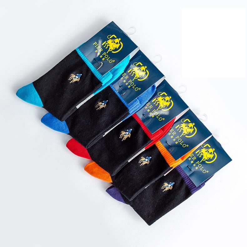 Vớ nam cao cấp - Vớ phong cách Polo - Combo 5 đôi.