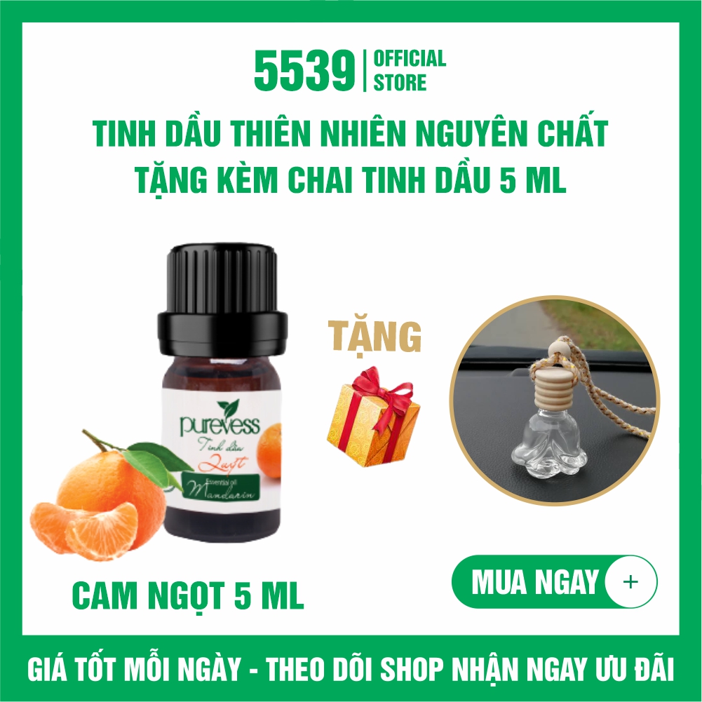 Tinh dầu treo xe ô tô, tinh dầu treo phòng, lọ khuếch tán tinh dầu treo xe tặng kèm tinh dầu thiên nhiên nguyên chất 5ml – Shop 5539