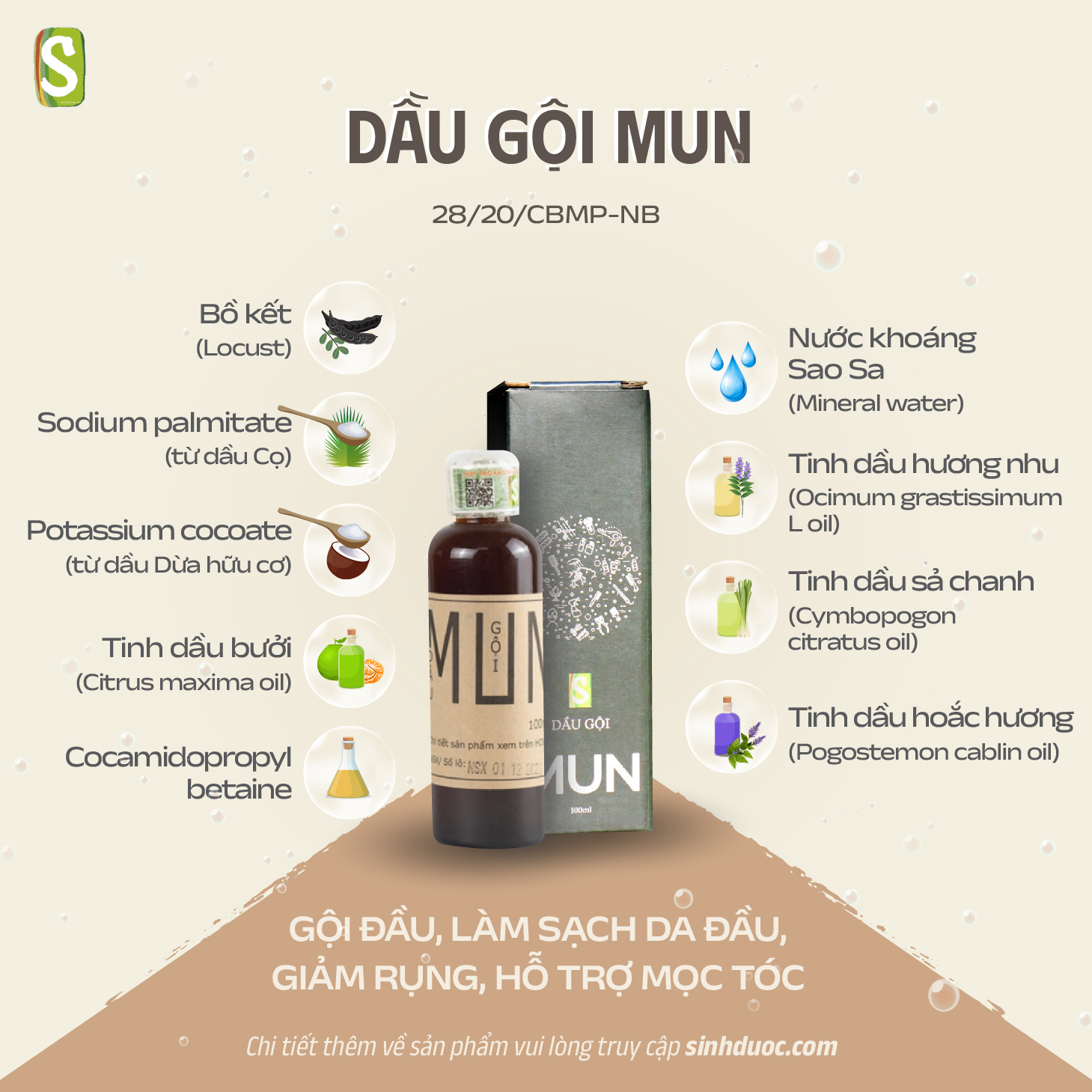 Dầu gội MUN - 100ml