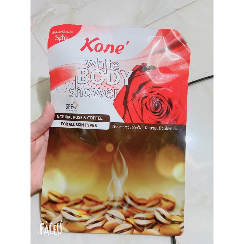 [ FREESHIP50K-Mẫu mới]  Sữa tắm trắng da toàn thân Kone thái chính hãng 100%-Loại bỏ tế bào chết bật tone ngay khi sử dụng -Hiệu quả sau 1 lần tắm đem đến cho bạn làn da trắng Hồng, rạng rỡ. [Giá rẻ- Mua ngay]