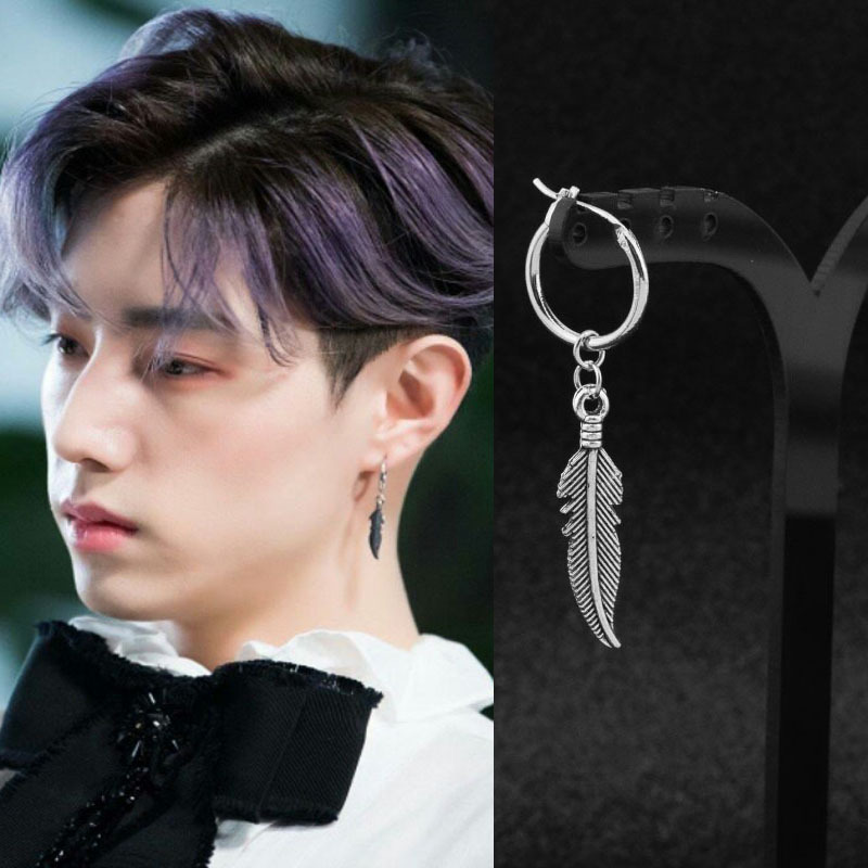Khuyên tai nam - khuyên GOT7 - bông tai Unisex titan không gỉ