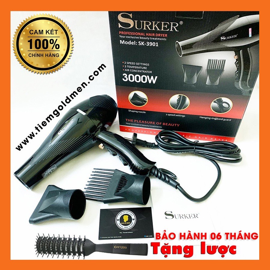 Máy sấy tóc surker sk-3901 công suất 3000w