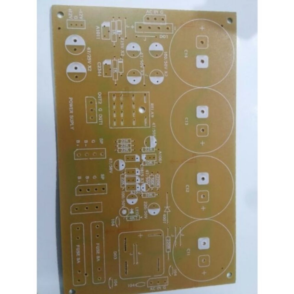 Mạch in Bo nguồn 4 tụ