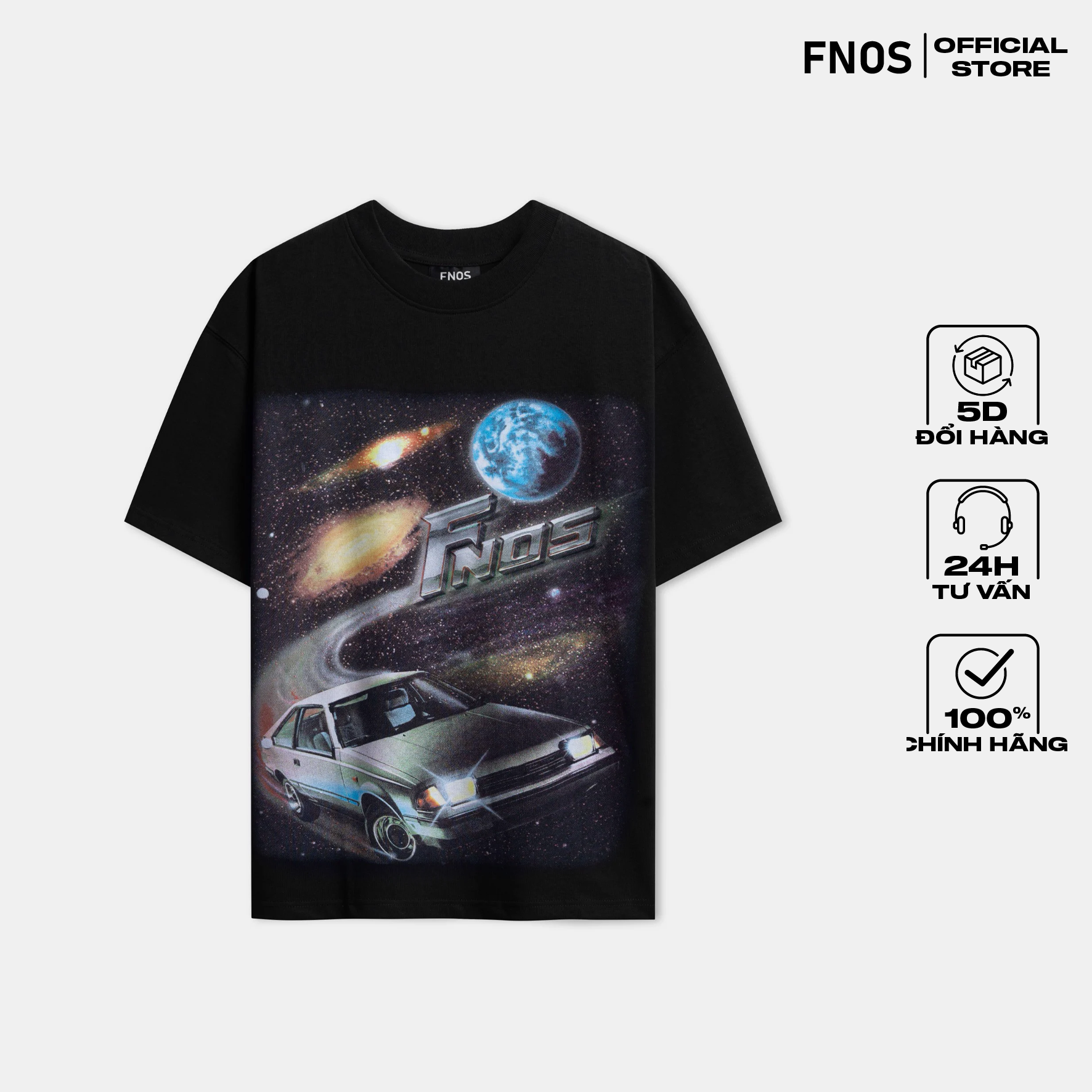 Áo thun unisex form regular astro car regular tee tsg 100% cotton - local brand chính hãng