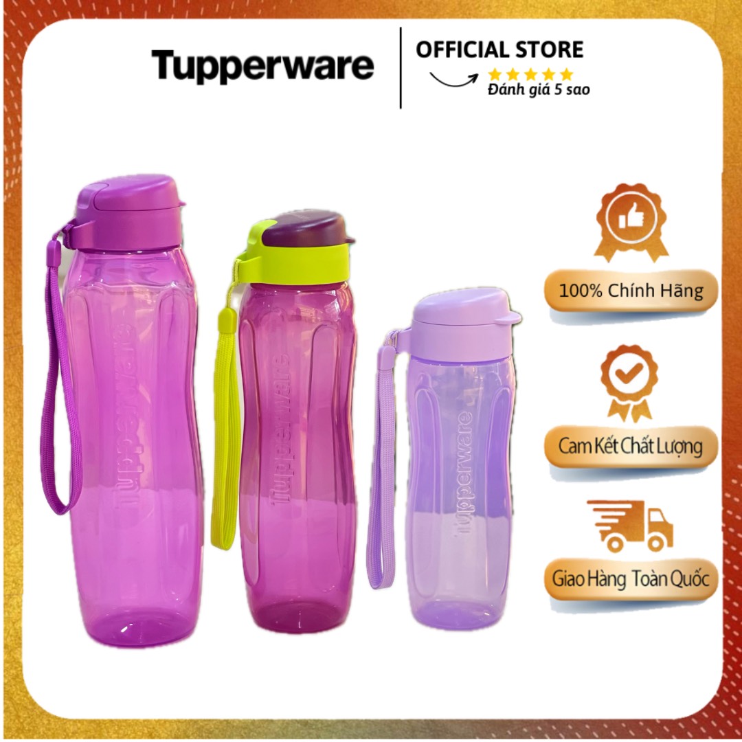 Bình nước tupperware eco 310ml/ 500ml / 750ml / 1l/1.5l - tupperware mall chợ lớn