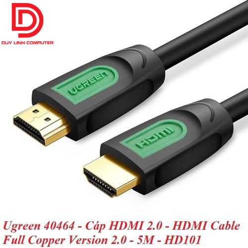 Cáp HDMI 10m chuẩn 2.0 Chính hãng Ugreen 40414 hỗ trợ 3D, 4K