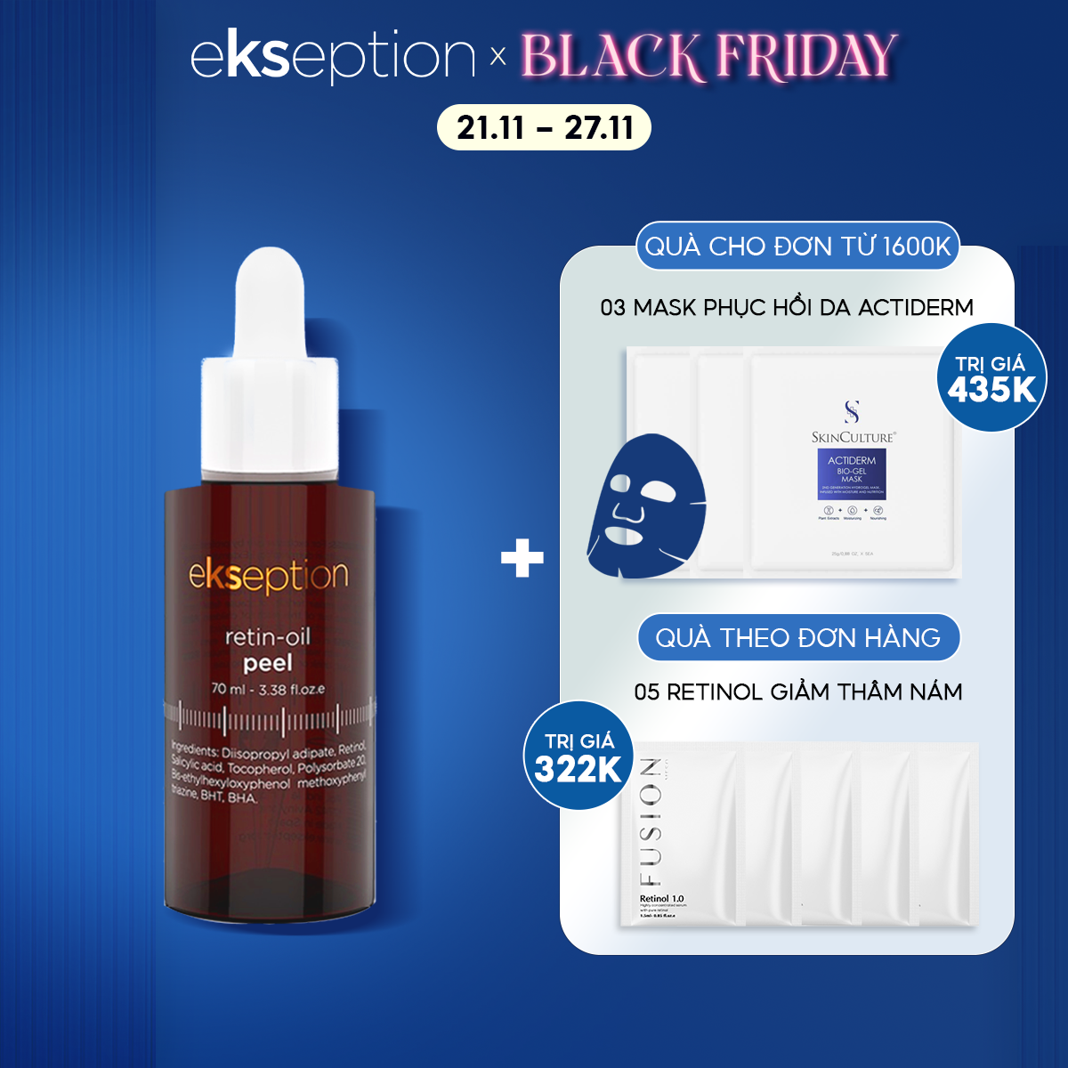 Serum peel da Ekseption Retin-oill 70ml