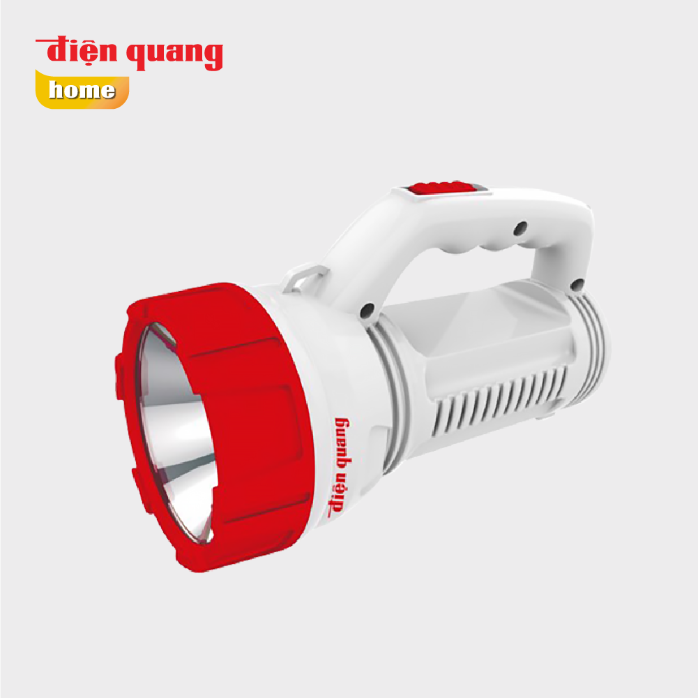 Đèn pin led điện quang màu trắng đỏ đq pfl08 r