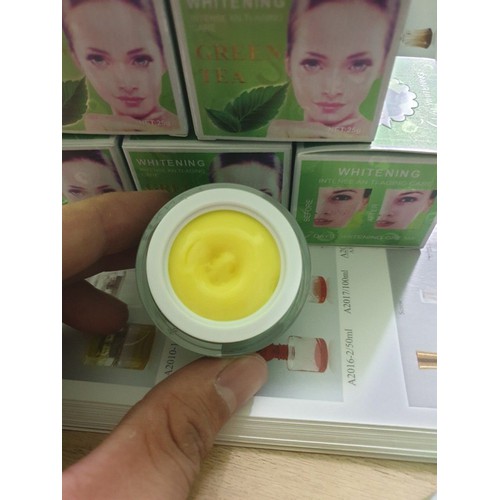 Kem whitening trà xanh - tra xanh