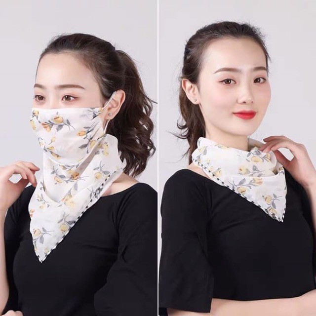 Mua 5 tặng 1 khẩu trang vải voan nhiều họa tiết