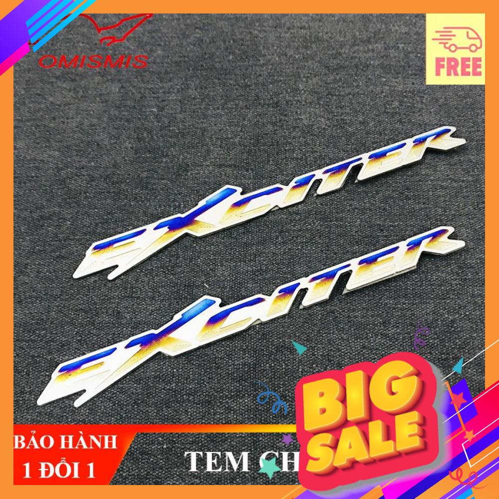 [CHỮ TITAN] TEM LOGO, TEM CHỮ, DECAL, TEM TITAN CHỮ NỔI EXCITER HÀNG CAO CẤP