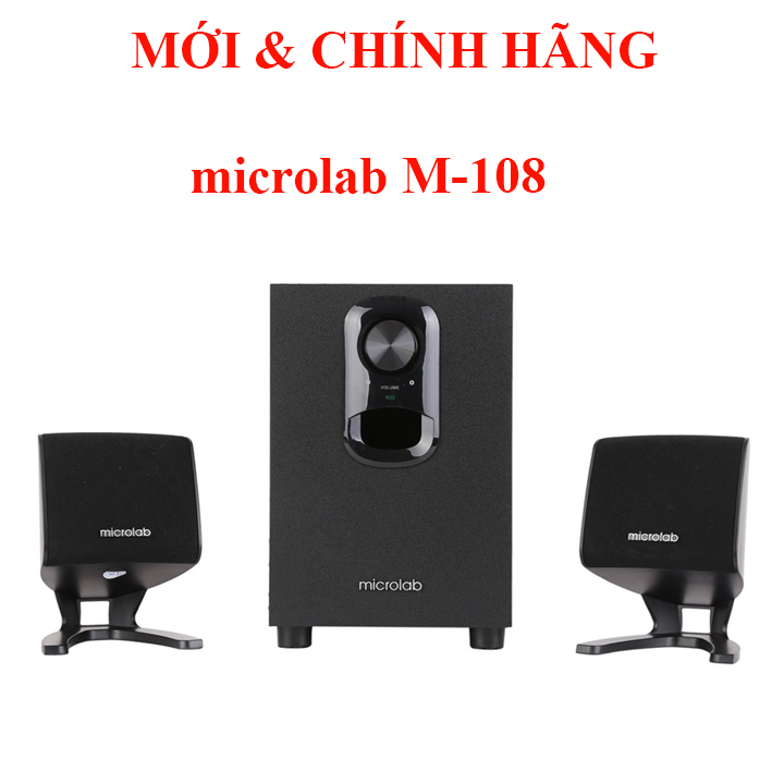 Loa MICROLAB M-108 chỉnh Bass được M108