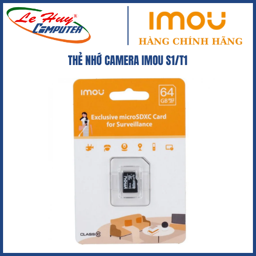 Thẻ nhớ IMOU Camera 32GB, 64GB Chuyên Dành Cho Camera IP Wifi, Camera Hành Trình, Hàng Chính Hãng, Bảo Hành 2 Năm
