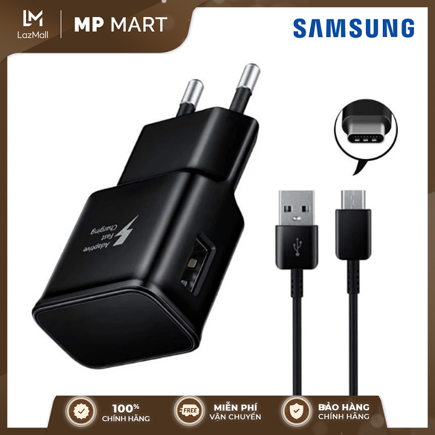 Bộ sạc nhanh Samsung 15w || Tặng kèm cáp sạc TypeC hoặc Micro || Sạc nhanh không nóng máy