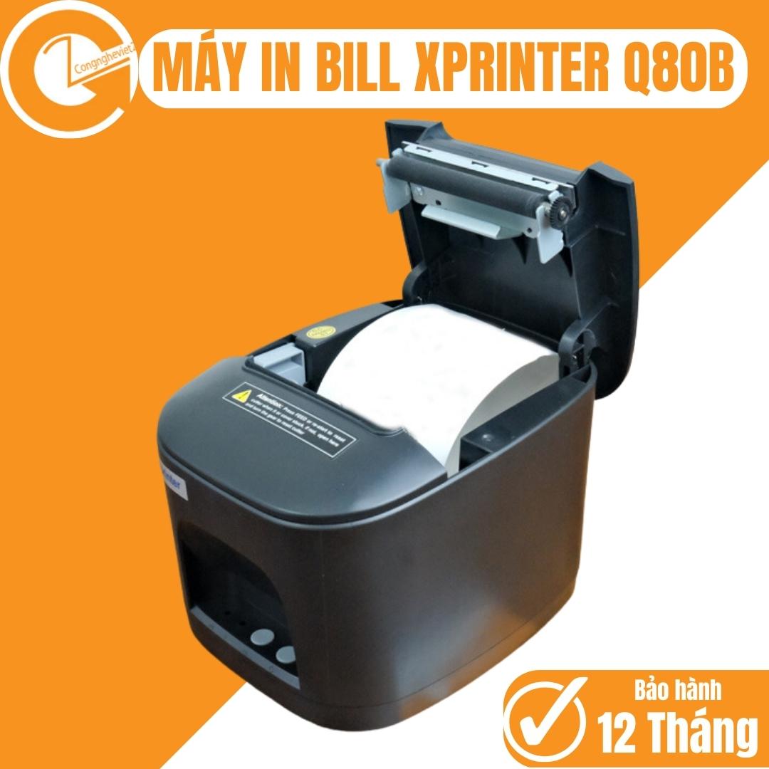 Máy in nhiệt,máy in đơn hàng,máy in phiếu thanh toán,máy in bill,máy in đơn livestream K80 Xprinter XPQ80B