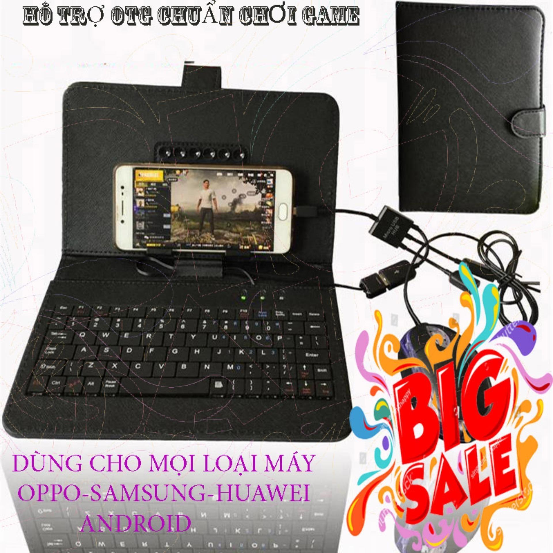 Bao da bàn phím và chuột ban phim choi game cho dien thoai ban phim ngoai cho dien thoại - Bao da bàn phím + Tặng chuột- hàng cao cấp - chất lượng - BH uy tín 1 đổi 1 bởi Bách Hóa HT