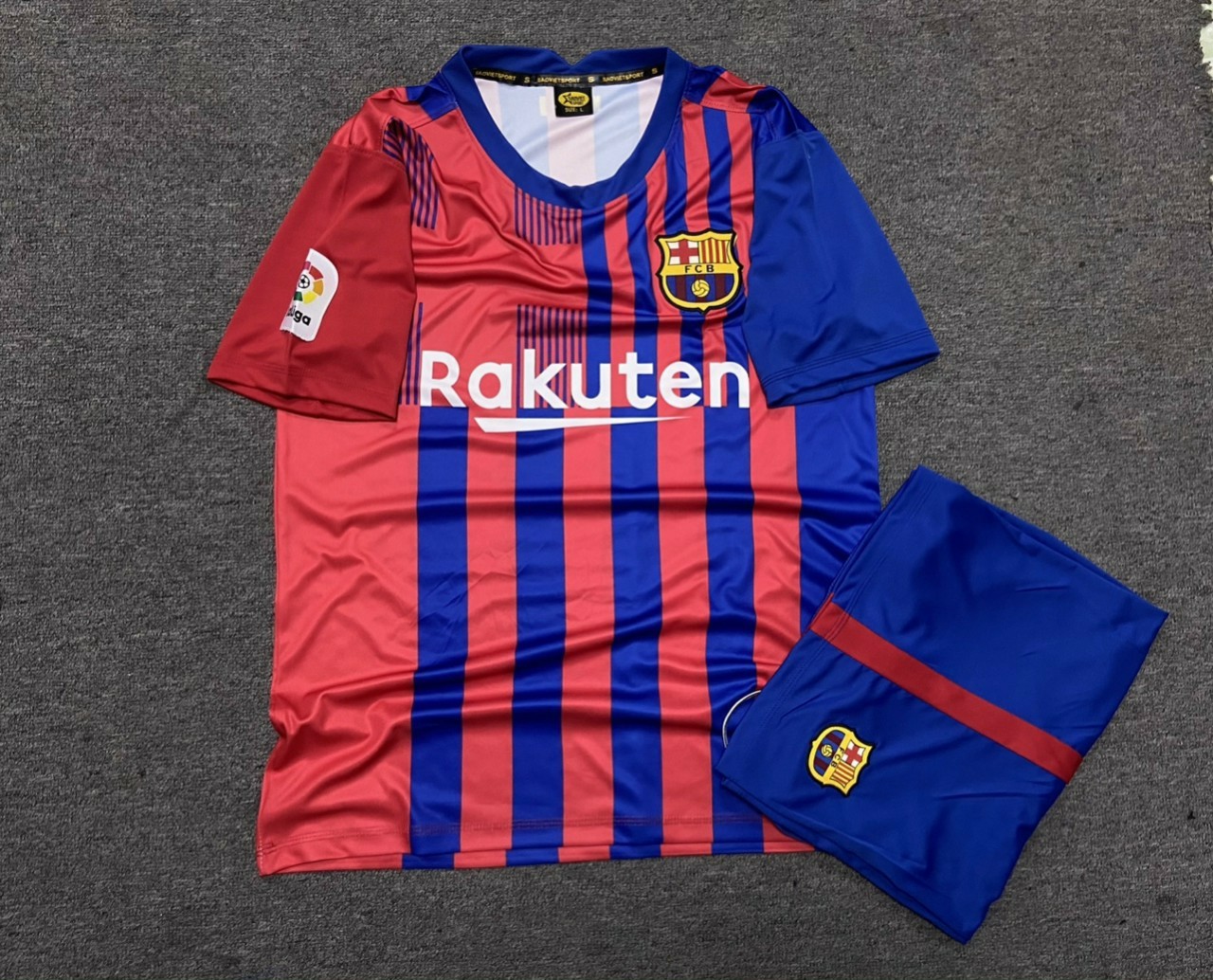[MẪU MỚI NHẤT MÙA 21/22]BỘ QUẦN ÁO ĐÁ BANH CLB BARCA