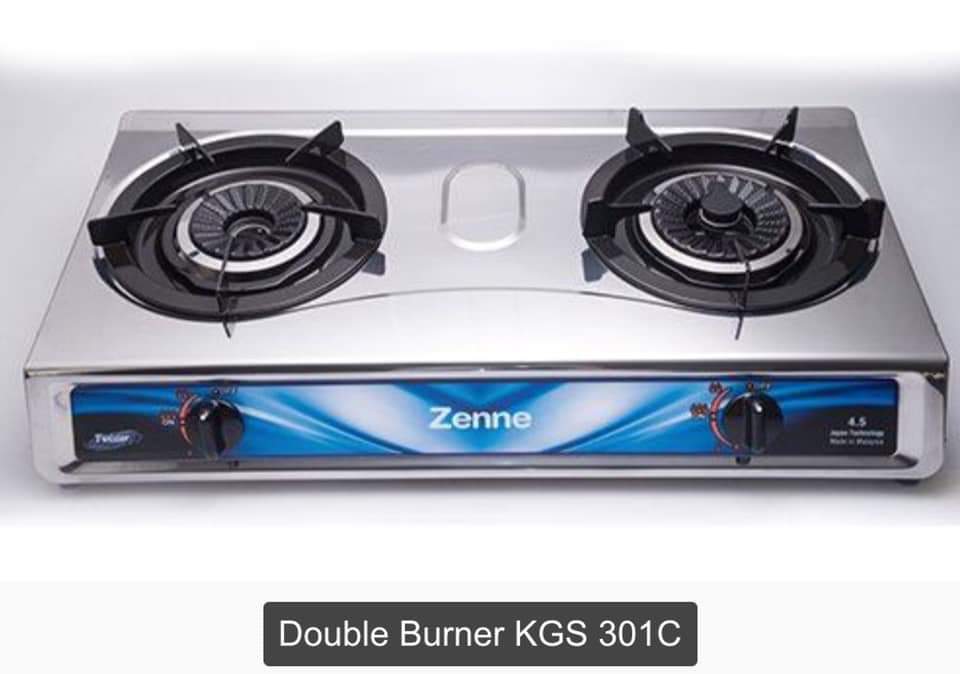 BẾP GAS ĐÔI NHẬP KHẨU ZENNE MALAYSIA KGS 301C