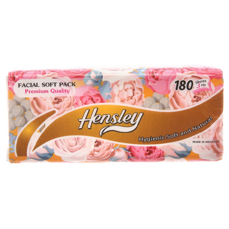 Khăn giấy lụa Hensley cao cấp gói 180 tờ