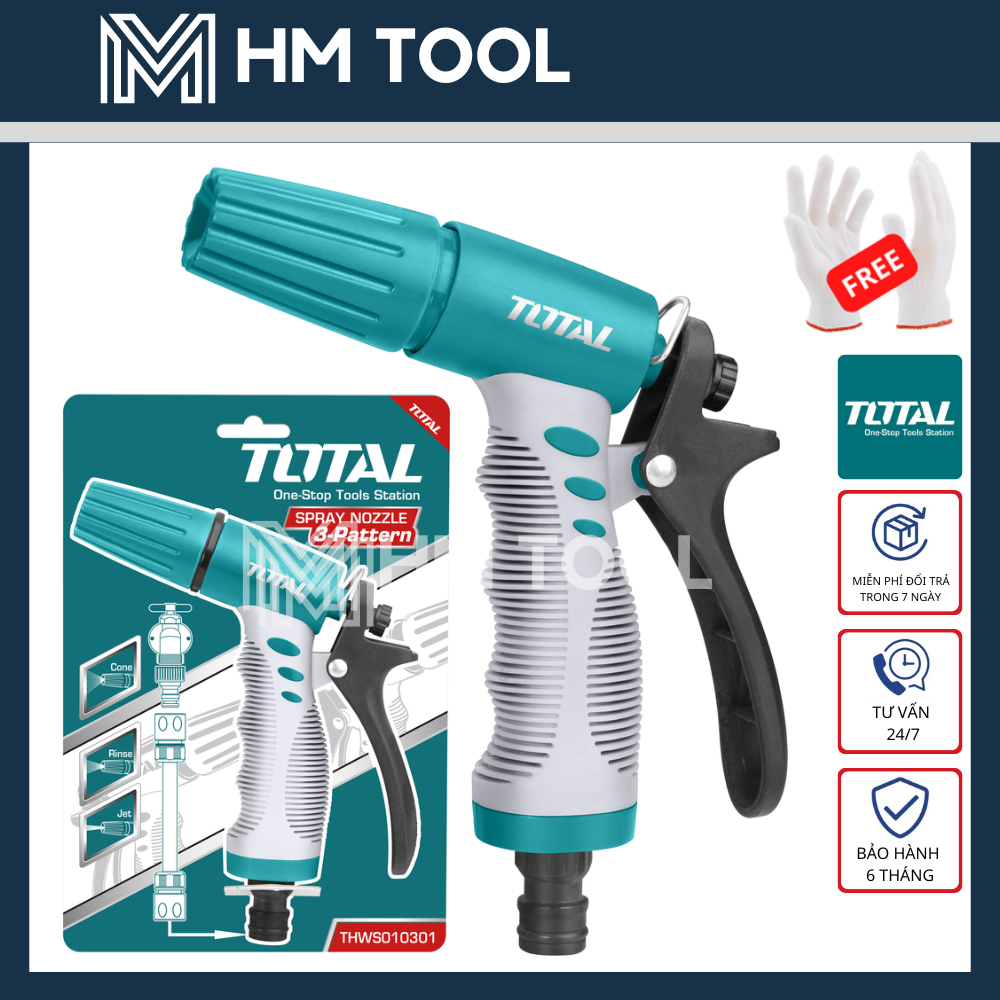 Vòi xịt tưới cây đa năng total - thws010301