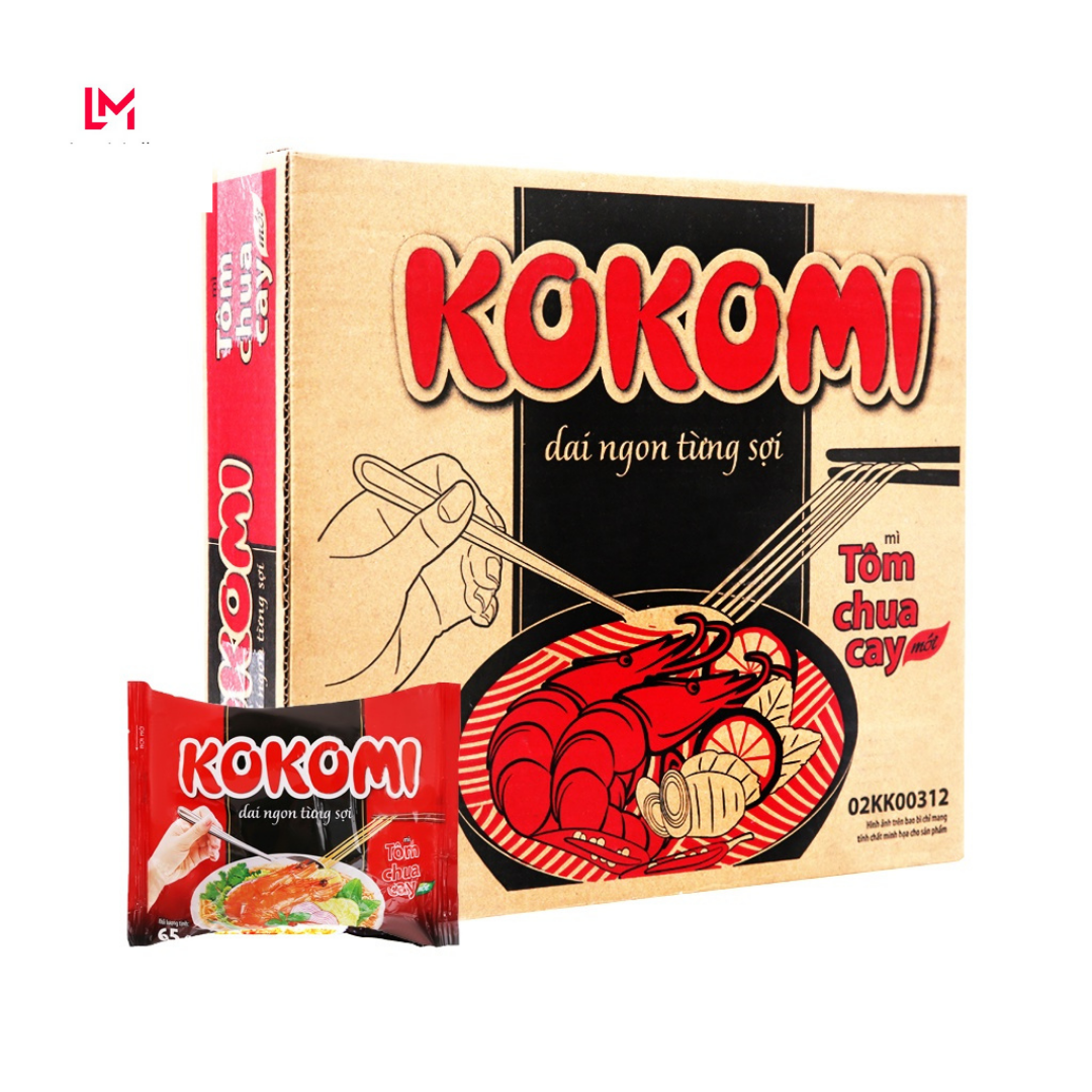 Mì kokomi đại 90 tôm chua cay thường ngày tieudung.officialstore 90 gram