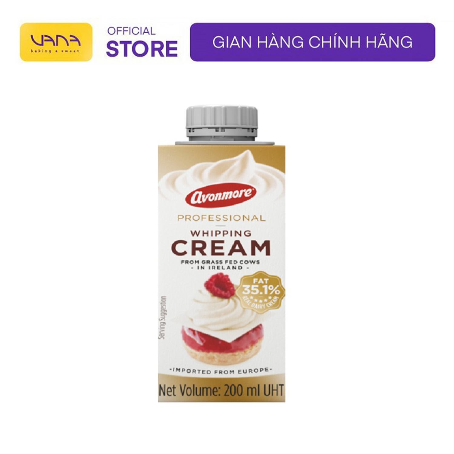 Kem tươi Avonmore whipping cream