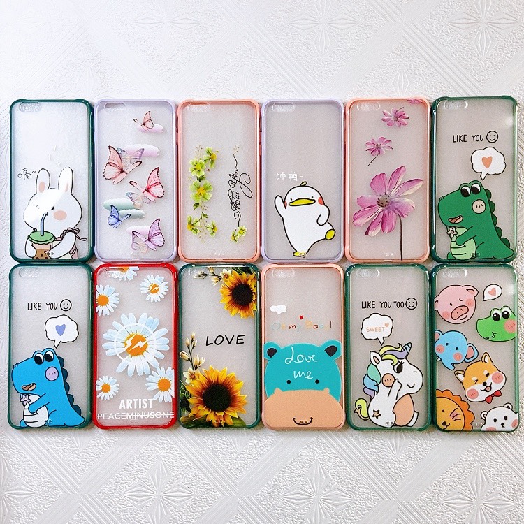 [HCM]ỐP VIỀN MÀU HÌNH CUTE IPHONE 6 PLUS/ 6S PLUS