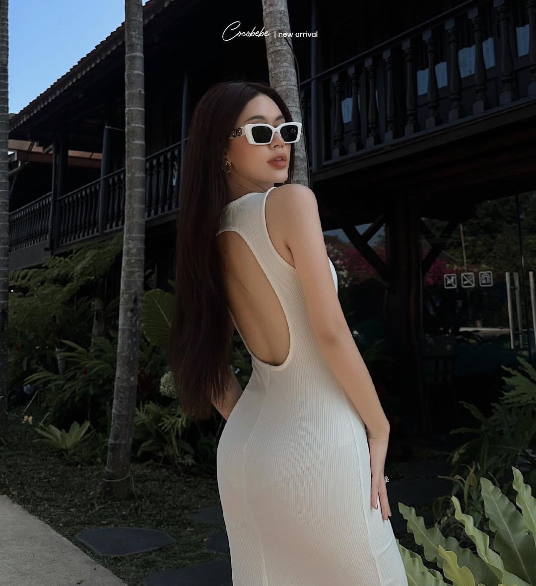 Váy body chất thun sóng dày dặn kaka