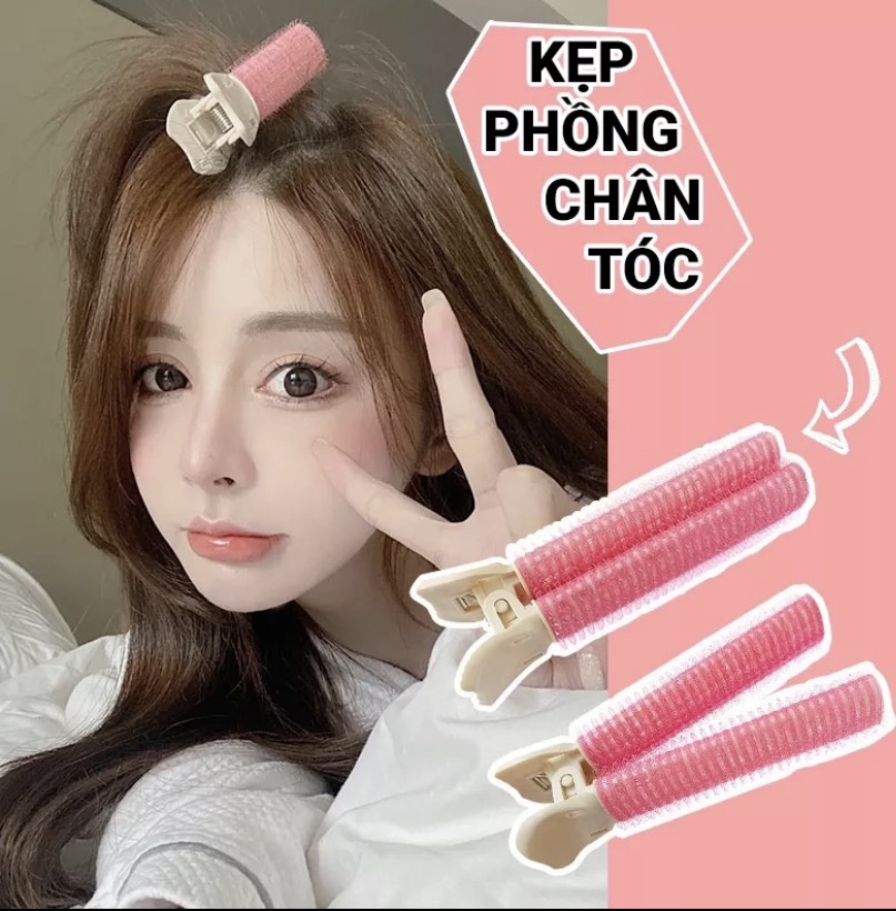 Thanh kẹp làm phồng chân tóc mái giữ nếp uốn