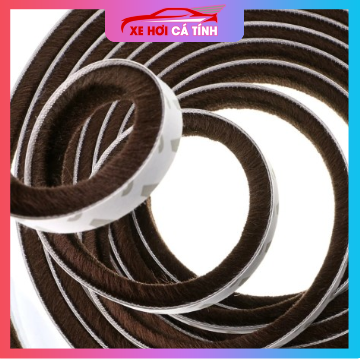 2 Mét Ron sợi dán khe khung cửa tấm chắn chống bụi gió hơi điều hòa dài 12mm - Sản phẩm tốt đạt chất lượng cao