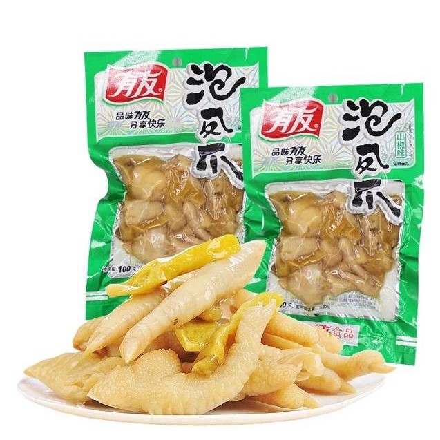 Chân Gà Cay YuYu Trùng Khánh 100g (NCFOOD) - ăn vặt