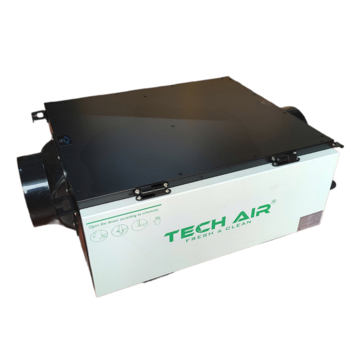 Máy cấp khí tươi, lọc không khí Tech Air lưu lượng 350m3/h 4 cấp lọc PM2.5, Hepa công nghệ Nhật Bản, bảo hành 24 tháng