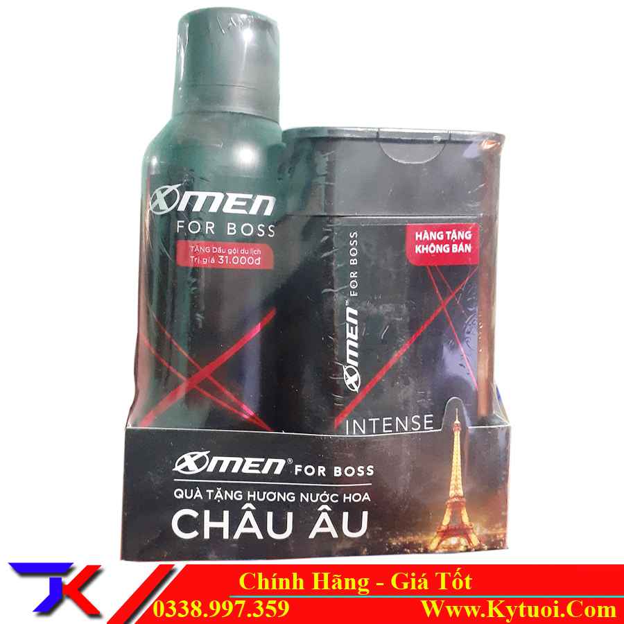 Xịt Khử Mùi X-Men For Boss LUXURY 150ml Tặng Dầu Gội