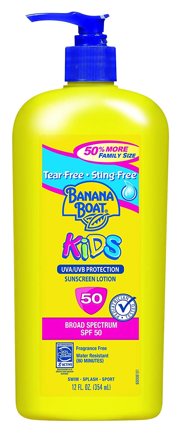 Kem chống nắng trẻ em size đại Banana Boat Kids Broad Spectrum Sun Care Sunscreen Lotion SPF 50 236ml/354ml