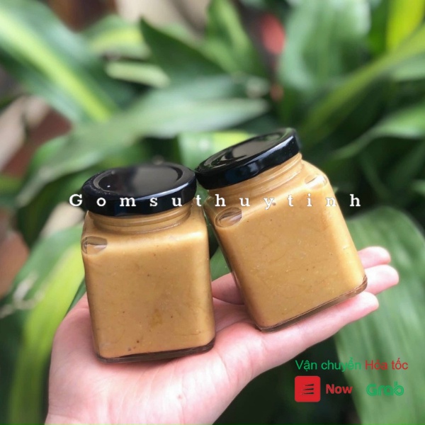 Hũ thủy tinh vuông 200ml đựng thực phẩm, yến sào, saffron