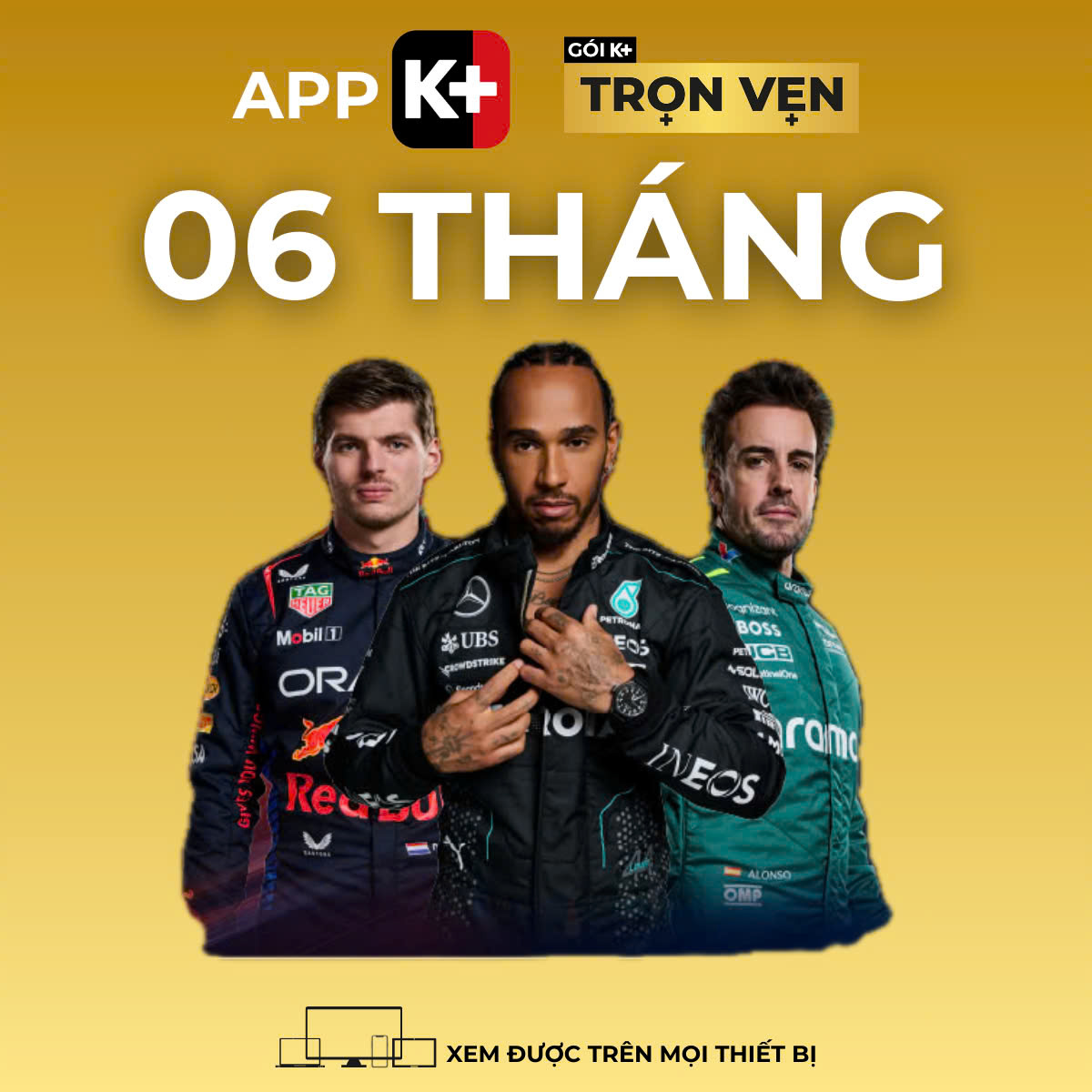 APP K+ Gói Trọn Vẹn 06 tháng - Xem bóng đá Ngoại hạng Anh, Tennis, F1, Golf, UFC, phim hành động, bom tấn