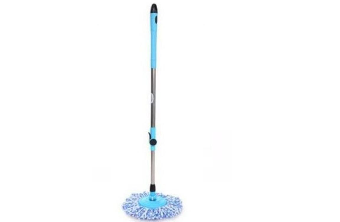 Cây lau nhà 360 độ cao cấp thân inox lớn Gia Phú PP5 Xanh + bông lau ( giao màu ngẫu nhiên )