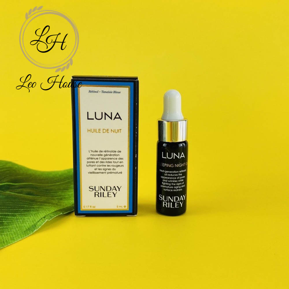 Mẫu thử dầu dưỡng da Sunday Riley Luna Sleeping Night Oil - Dầu dưỡng da cao cấp, chống lão hóa, dưỡng ẩm ban đêm