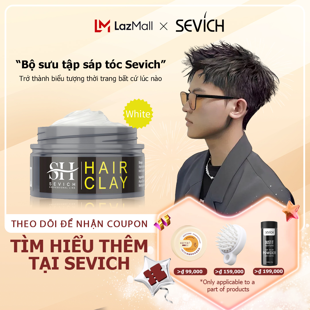 SEVICH Sáp tạo kiểu tóc giữ nếp chắc khỏe cho nam 100g - INTL