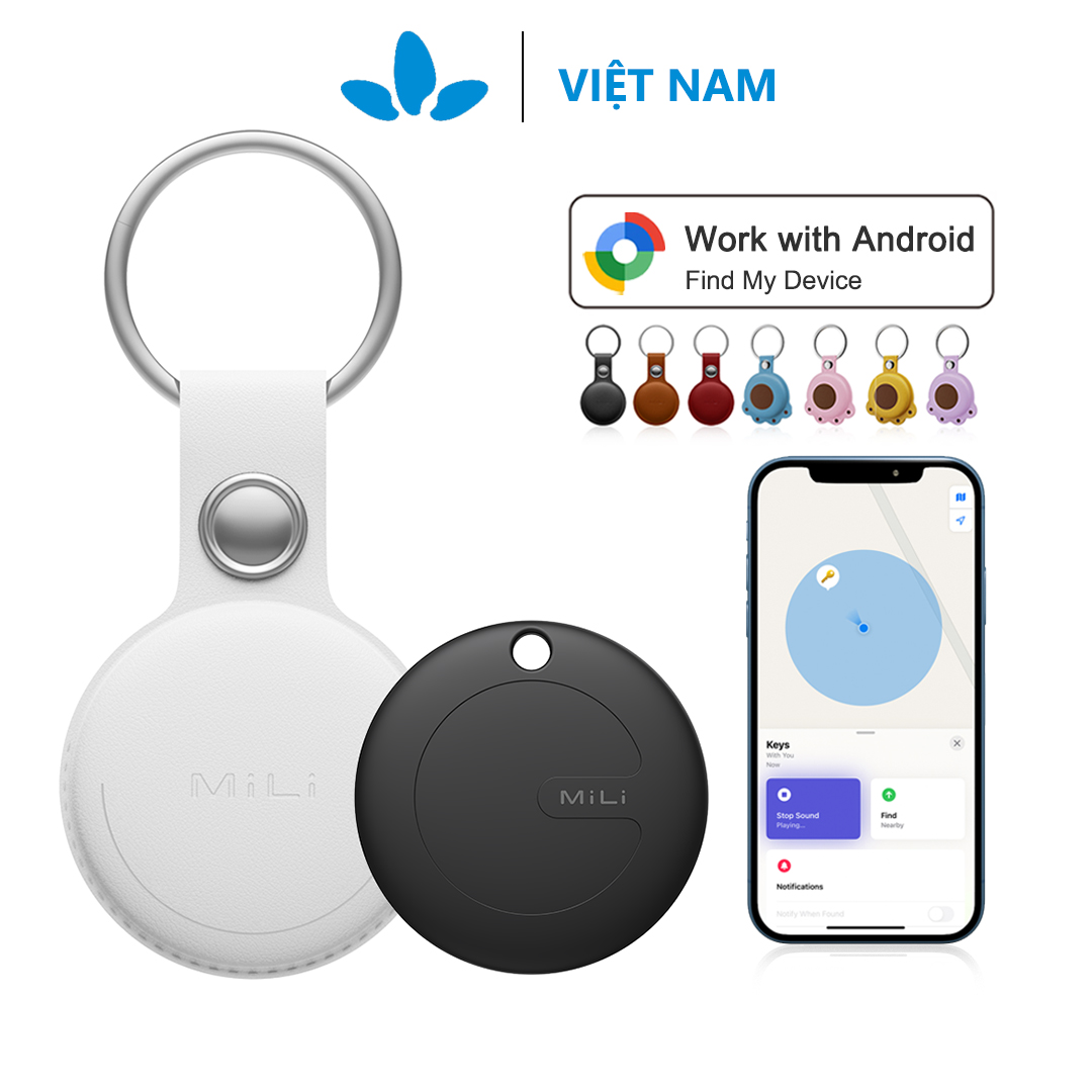 Thiết bị chống thất lạc Xiaomi Youpin MiLi GPS Tracker Bluetooth Smart Locator Mobile Keys Pet Elderly Kids Finder Hoạt động với Android Find My