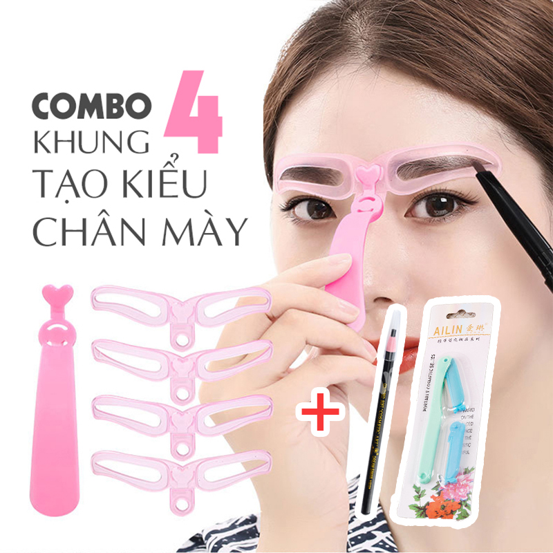 Combo 4 khung kẻ chân mày Magic Lady - Lamdepdeal