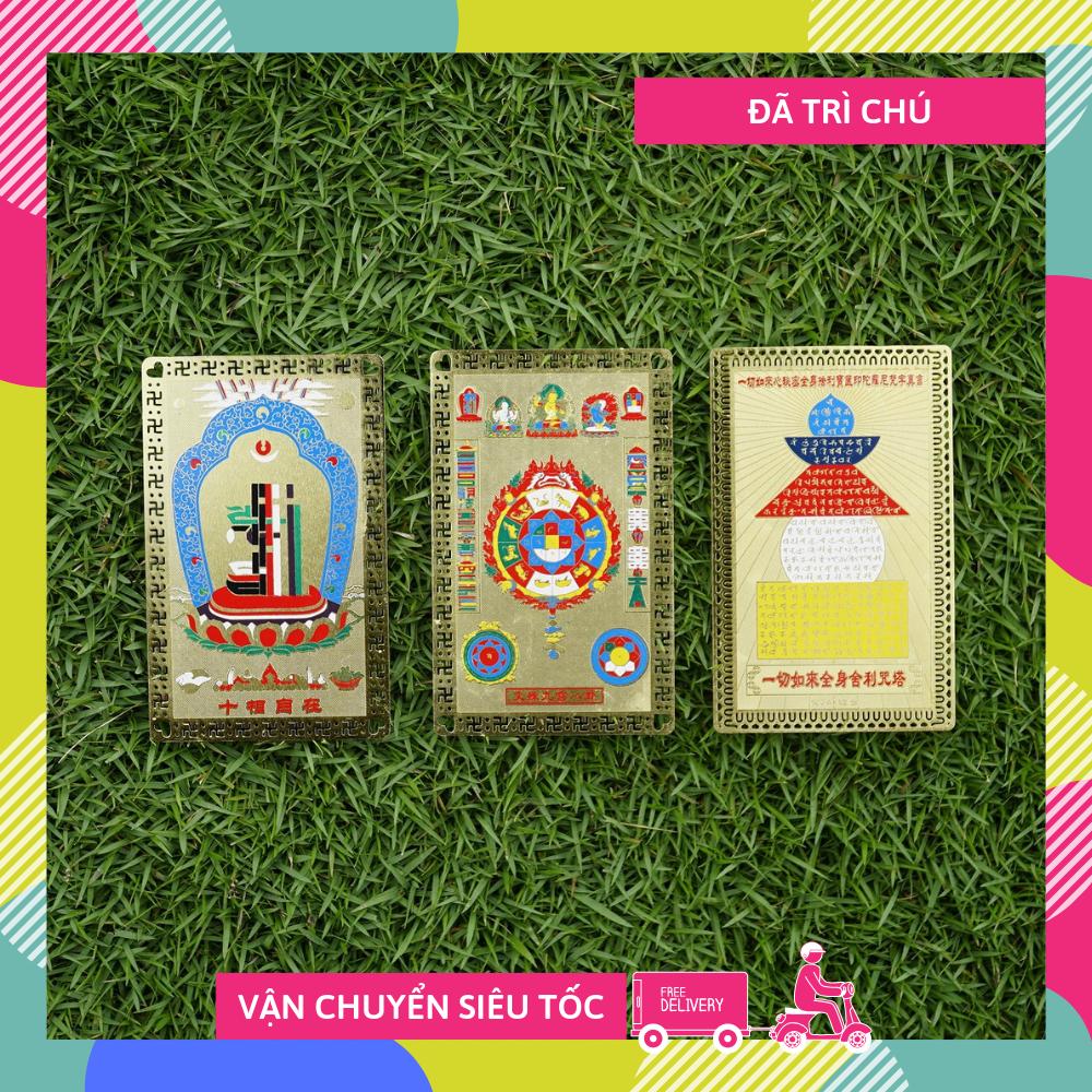 Miếng vàng lá Kinh Chú cầu tài lộc thịnh vượng linh ứng