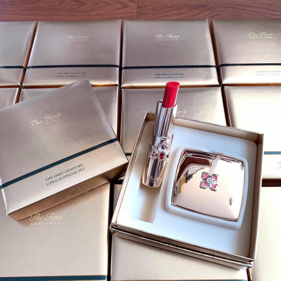 Set son dưỡng môi ohui the first geniture lip balm special set